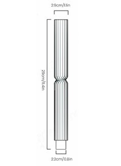 اشتري Celene Taper Candle on Vanilla Scent (orange) 1psc في مصر