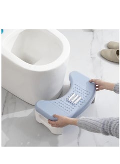 اشتري Bathroom Toilet Stool,Foldable Bathroom Foot Stool Toilet Potty Stool Non-Slip Feet Toilet Feet Stool, Squatty Potty Provides Better Bowel Movements for Children,adult,Pregnant Women,Elderly في السعودية