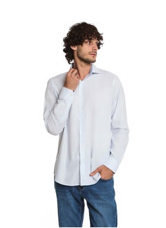 اشتري Fancy Regular Fit Long Sleeve Cotton Shirt في مصر