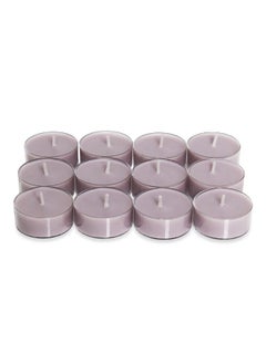 اشتري Basic 12 - Pieces Lavender Tealight Candle Set Purple في الامارات