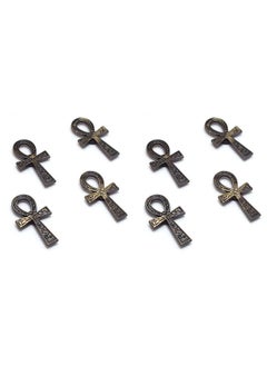 Buy 8 pieces of immatgar pharaonic Egyptian ankh key Fridge Magnets Egyptian souvenirs gifts - Inspired Gift from Egypt ( Light Black ) in Egypt