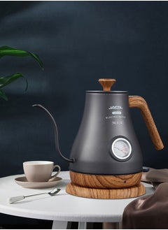 Buy Stainless Steel Electric Kettle with Thermometer 1L 1350W GL-205 in UAE