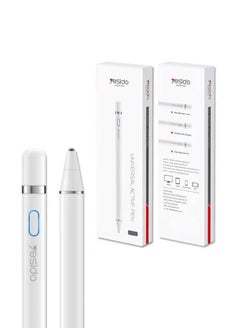 Buy Yesido ST05 Touch Sensitive Stylus Pen for Mobile and Tablet with Effective Capacity - White in Saudi Arabia