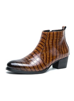 اشتري New Men's Casual Leather Boots في الامارات