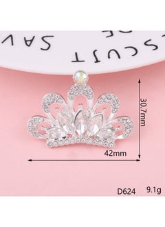 اشتري Crown Series Letter Pearl DIY Phone Case Decor Kit D624 Jewel Crown (White) في السعودية