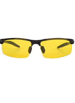 اشتري Clear Night Driving Glasses, Day and Night Sunglasses Anti Glare Polarized Yellow Lens Glasses for Light Sensitivity في السعودية