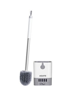 Buy Wall-Mount Toilet Brush Set, Anti-Drip, for Bathroom Cleaning in Saudi Arabia