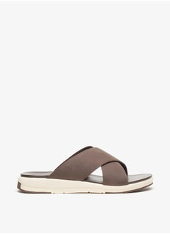 اشتري Men Cross Strap Slip-On Sandals في الامارات