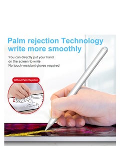 اشتري Stylus Pen for Apple iPad(2018-2022),With Tilt Sensitivity & Palm Rejection & Magnetic,Compatible iPad Pro 11/12.9(3rd/4th/5th)/Air 3-4-5/Mini 5-6/iPad 6/7/8/9th Generation,Writing/Drawing ipad Pencil في الامارات