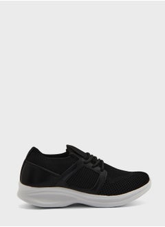 Buy Knit And Pu Sneaker in UAE