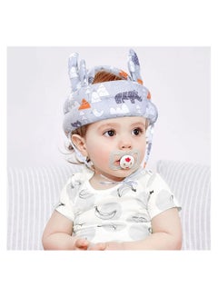 اشتري Toddler Cap Adjustable Anti-collision Protective Hat Baby Safety Helmet Soft Comfortable Head Protection for Baby Walk Learning في السعودية