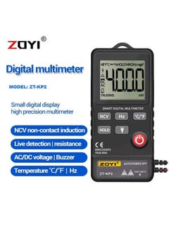 Buy Digital Tester Electrical Testing AN303 Mini True Rms Digital Multimeter 4000 Display DC/AC Voltmeter Tester Capacitance NCV Ohm Resistance Hz Test car in Saudi Arabia