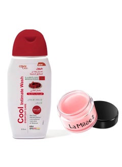 اشتري Cool Intimate Wash Everyday Care 215 ml + Moisturizing And Softening Lips في السعودية