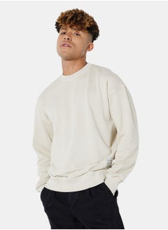 Buy Basic Oversized Fit Sweatshirt in Saudi Arabia