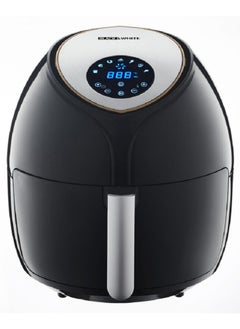 Buy Black and White Digital Air Fryer, 12 Liters, 2000 Watts, Black and Silver - AF-120RD in Egypt