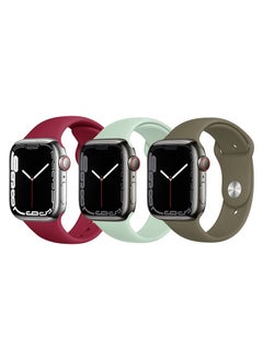 Buy 3pcs Watchband Replacement for Apple Watch 41/40/38mm Series 8/7/6/5/4/SE in UAE