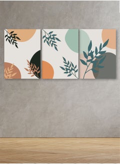 Buy Decorative Wall Art Painting With An Abstract Design, 3Pieces,Size 120x60cm in Saudi Arabia