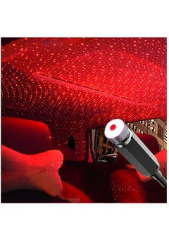 Buy Star Projector Night Light, Adjustable Auto Roof Interior Car Lights Romantic Starry Projector Lights Mini USB LED Night Light for Room Ceiling, Car, Wedding, Party Decoration in UAE