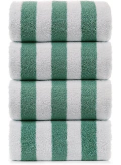 Buy Signoola Green Bath Towel 100% Cotton , 70 X 180cm in Egypt