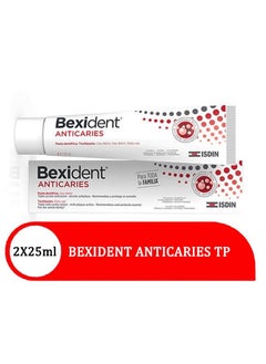 اشتري pack of 2 Bexident Anticaries Toothpaste 25ml في الامارات