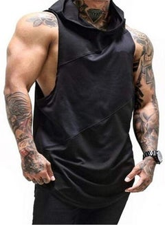 اشتري Goolsky Mens Gym Stringer Tank Top Bodybuilding Athletic Workout Muscle Quick Dry Fitness Vest في الامارات