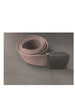 Buy Classic brown belt with black metal buckle, perfect for a formal look in Egypt