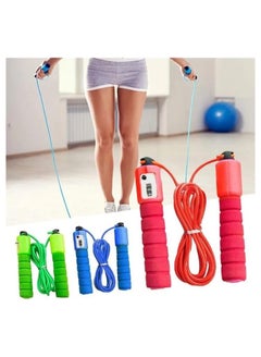 Buy Jump Rope Counter for Men Women Kids Adjustable Fitness Exercise Jump Rope with Anti-Slip Foam Handles in Egypt