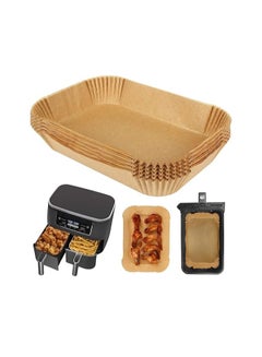 Buy 100pcs Air Fryer Liners, Disposable, Water And Oil Repellent in Egypt