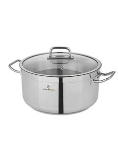 Buy Sofram Turkish Stainless Steel 18/10 Cooking Pot 30 cm in Saudi Arabia