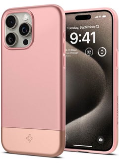 Buy Style Armor MagFit for iPhone 15 Pro MAX Case Cover Magnetic [MagSafe Compatible] - Rose Gold in UAE