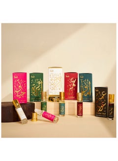 Buy Dukhni Attar Oil Set-Amaani, Ameerah, Hayati, Ambar, Ambar Oud, White Musk - 6ml each in UAE