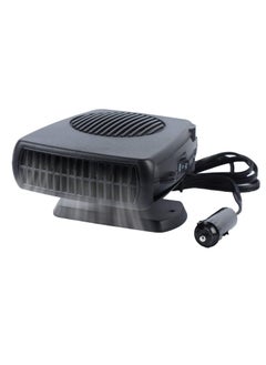 اشتري Portable Car Heater Fan, Plug-in Anti-Fog 150W 12V Car Fan Windshield Defroster Automobile Heater Warmer Vehicle Demister Fast 2 In 1 Heating Cooling Dryer Auto 360-degree Rotation Heater Fan في الامارات