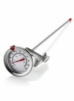 Buy Deep Fry Thermometer with Instant Read, Dial Thermometer, 12 Inch Stainless Steel Stem Meat Cooking Thermometer, Best for Turkey BBQ, Tall pots, Beef, Lamb, Meat, Food Cooking in UAE