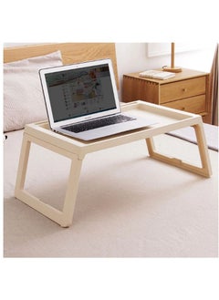 Buy Folding Bed Table beige in Saudi Arabia