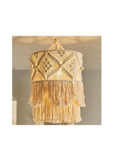 Buy Macrame Hanging Lantern,Boho Pendant Lamp,Tassel in Egypt