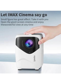 Buy Portable HD WiFi Theatre Android TV Projector System For Indoor Outdoor Use Built In Netflix Play Store YouTube in UAE