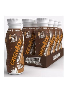 Buy Grenade High Protein Shake Fudge Brownie, 8 x 330 ml in UAE