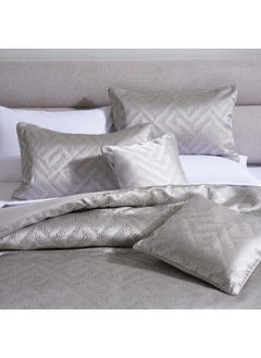 Buy Eloise 5-Piece Jacquard Comforter Set 240X260Cm - Grey in UAE