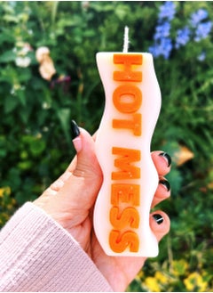 Buy Hot Mess Wave unscented  (white & orange) in Egypt