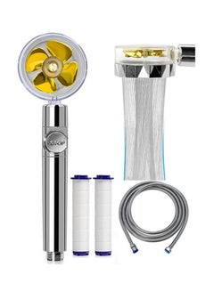 Buy High Pressure Shower Head with Filter and Hose in UAE