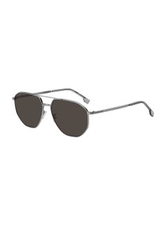 Buy Men's UV Protection Navigator Sunglasses - Boss 1612/F/Sk Grey Millimeter - Lens Size: 61 Mm in Saudi Arabia