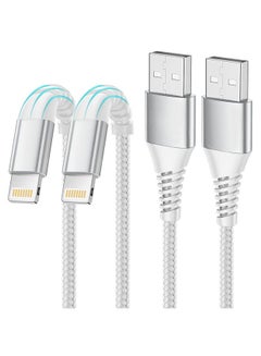 Buy iphone Charger,iPhone Charger Cable，Fast Charging Lead Suitable For iphone 13 12 11 Pro Max XR XS 10 8 7 Plus 6s 6 Se ipad.(2 Pack,3.28ft) in Saudi Arabia