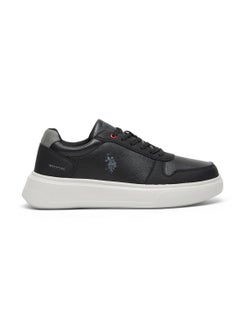 Buy Men's Black Low-Top Casual Sneakers – Classic Style with Durable Sole for All-Day Comfort in UAE