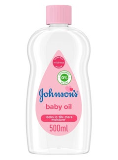 Buy JOHNSON'S Baby Oil 500ml – Leaves Skin Soft and Smooth – Ideal for Delicate Skin in UAE