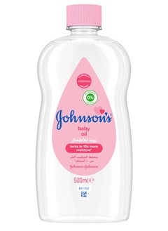 Buy JOHNSON'S Baby Oil 500ml – Leaves Skin Soft and Smooth – Ideal for Delicate Skin in UAE