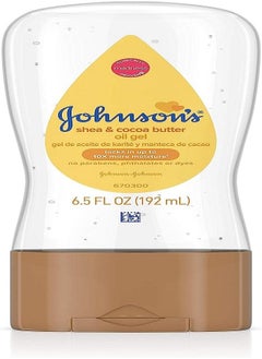 Buy Johnsons Shea & Cocoa Butter oil Gel 192ml in UAE