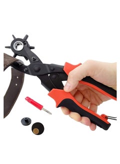 Buy Puncher Tool Drift Punches Leather Hole Punch for Belt, Watch Bands, Saddles, Straps and More, Professional Leather & Fabric Hole Puncher for Crafts & DIY,Belt Hole Puncher. in UAE