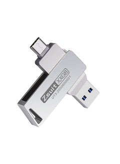 Buy Type-C dual-purpose USB drive for mobile phones and computers 64GB in Saudi Arabia