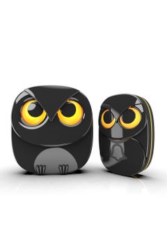 Buy Wireless Doorbell, Wireless Doorbell Kit, 1000 Feet Plug In Doorbell,Cute Owl Doorbell Weatherproof IP55 Outdoor Remote Push Button,1 Receiver and 1 Transmitter in Saudi Arabia