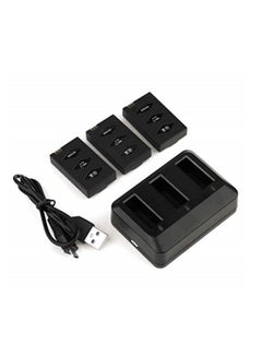 Buy 3-in-1 LiPo Battery Set with Rapid 3 Port Battery Charger for Parrot Mini Drone in UAE